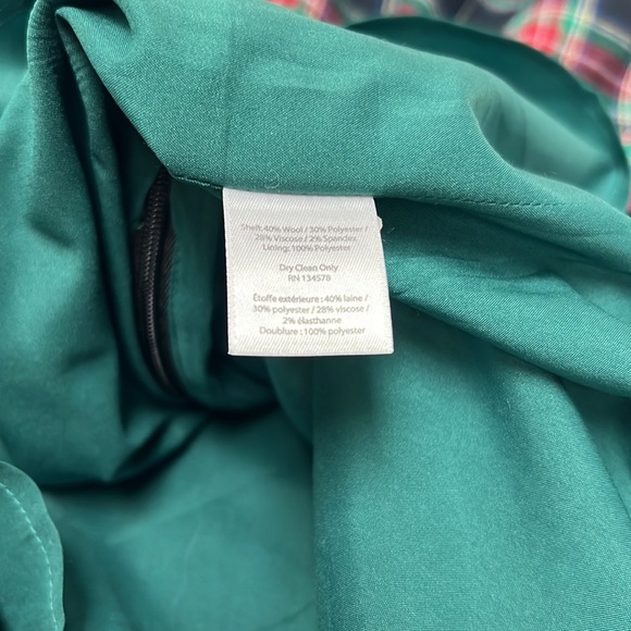 Vineyard Vines Tartan Jumper Dress Size 4 - Picture 5 of 7